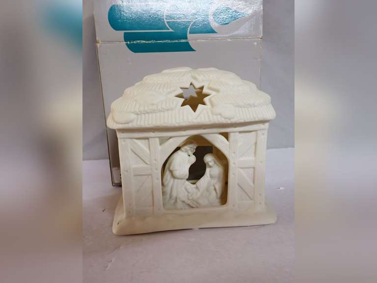 Partylite Nativity Scene Candle Holder image