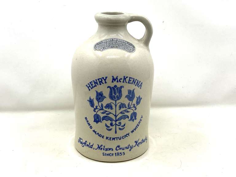 LR… Vintage Henry McKenna whiskey jug, see pictures for details. image