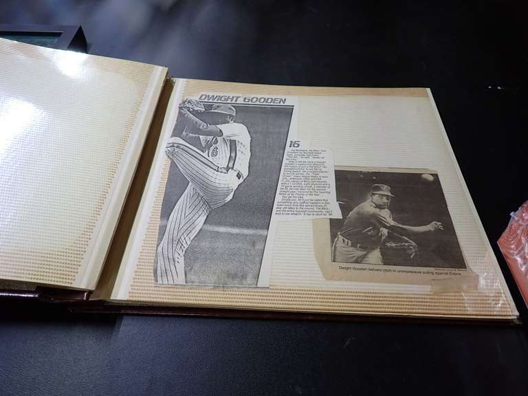 Photo Album of Baseball Memorabilia image