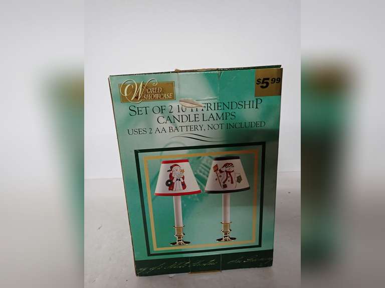 World Showcase Set of 2 Friendship Candle Lamps image