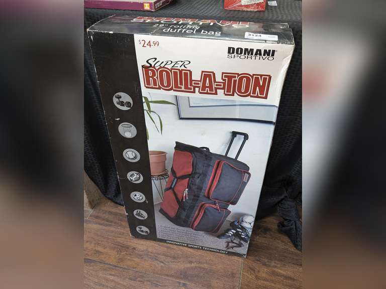 DOMANI SPORTIVO 29" ROLLING DUFFEL BAG IN ORIGINAL BOX image