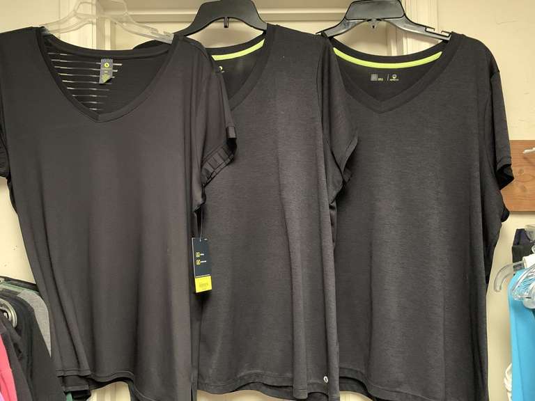 LADIES ATHLETIC WEAR - 10 TOPS (SIZE 2XL- 3 NEW W/ TAG) - UP MASTER CLOSET 2 image