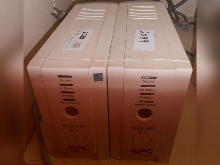 (2) APC CS 350 BACK-UPS image