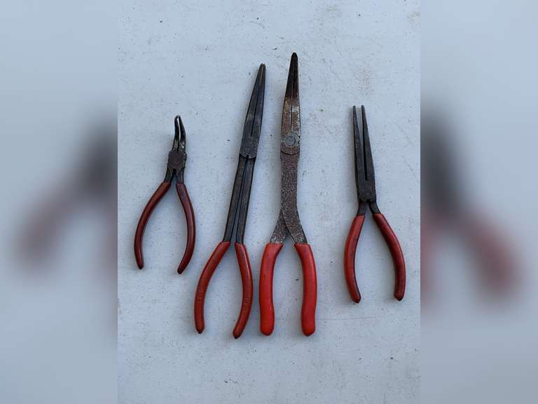 4 LONG REACH NEEDLE NOSE PLIERS - GARAGE image