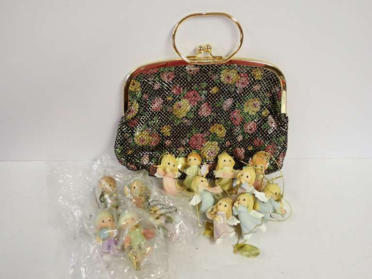 Floral Handbag & Precious Moments Ornaments image