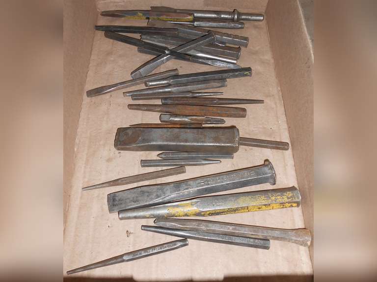 APPROX (29) PCS ASSORTED PUNCHES/CHISELS image