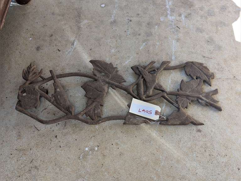 VINTAGE CAST IRON WALL ACCENT image