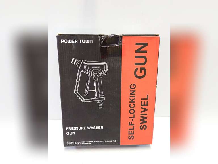 Power Town Pressure Washer Gun - Self-Locking Swivel image