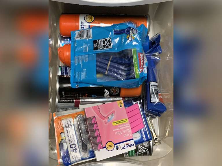 DRAWER FULL OF SHAVING CREAM, DISPOSABLE RAZORS & MORE - UP MASTER CLOSET 2 image