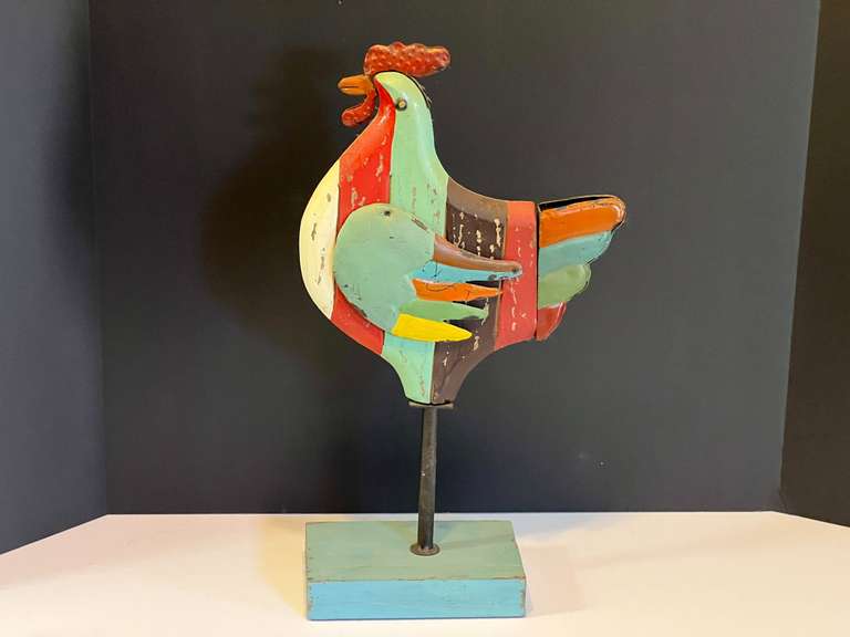LR… Folk art chicken decor, see pictures for details. image