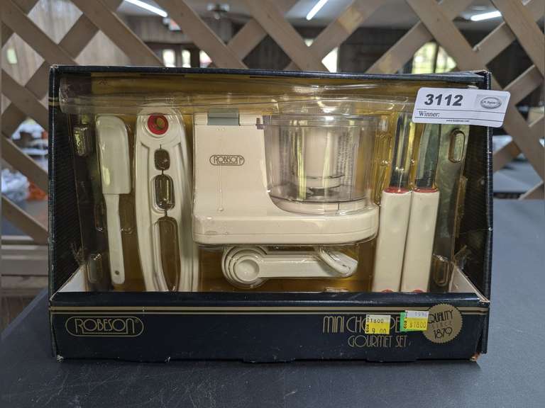 ROBESON MINI CHOPPER GOURMET SET IN ORIGINAL BOX image