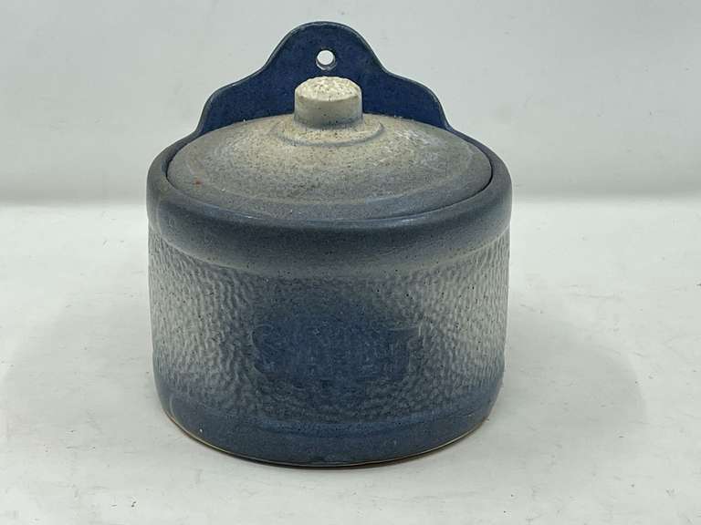 KIT… Vintage stoneware salt cellar, see pictures for details. image