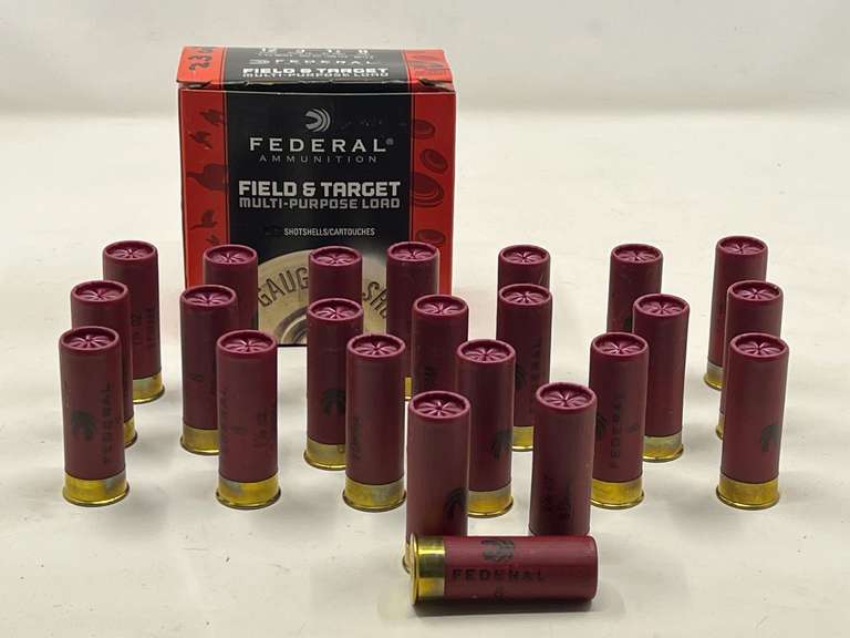 DEN… Federal 12 gauge 8 shot shells, 23 count, see pictures for details. image