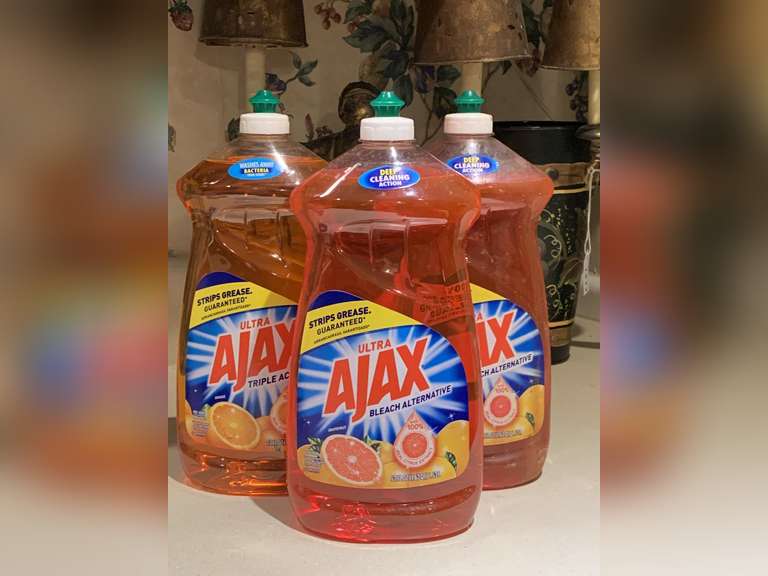 3 NEW BOTTLES OF AJAX (52 FL OZ EACH) - KITCHEN image