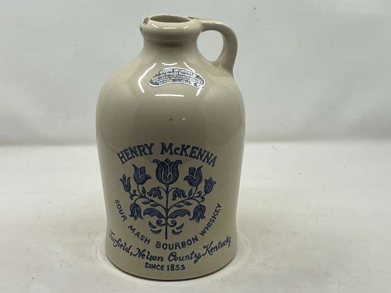DEN… Henry McKenna stoneware whiskey jug, see pictures for details. image