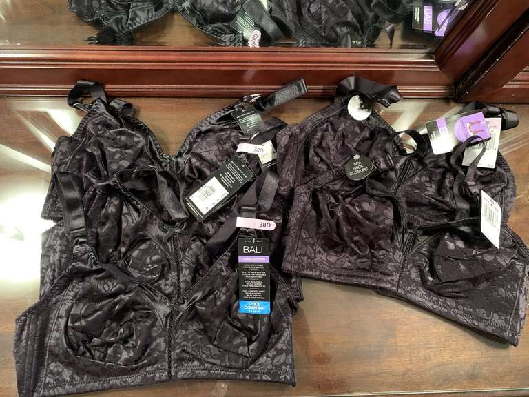 5 NEW SIZE 38D BLACK BALI BRAS - UP MASTER BED image