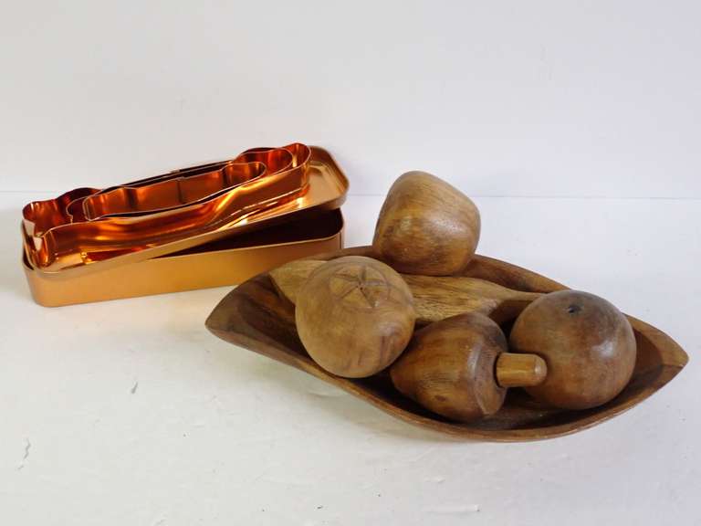 Wooden Fruit Decor with Cookie Cutters image