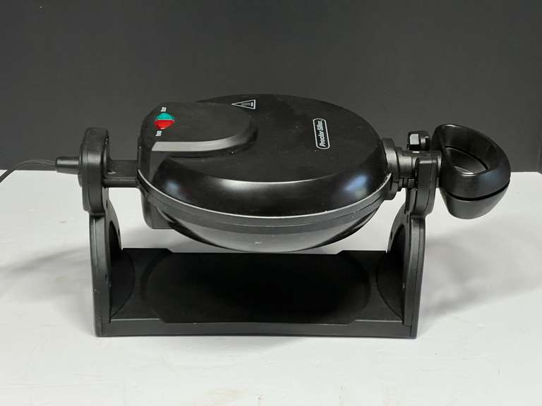 Proctor Silex waffle iron, powers up, see pictures for details. image
