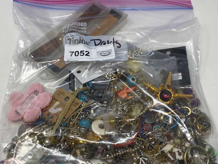 Large jewelry parts bag for crafting, see pictures for details. image