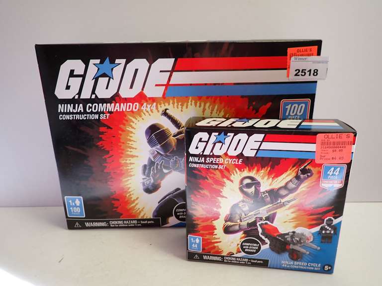 GI Joe Ninja Commando 4x4 and Ninja Speed Cycle Construction Sets image