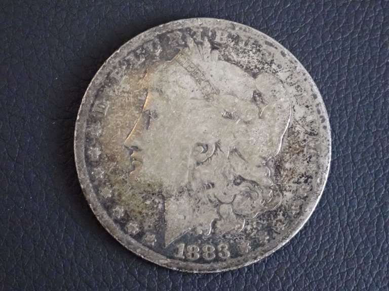 1883-O MORGAN SILVER DOLLAR COIN