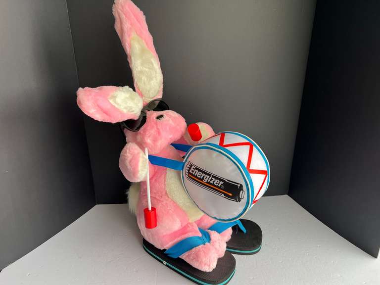 Energizer Bunny stuffed toy, still in original plastic, see pictures for details. image