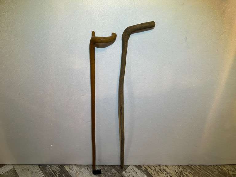 DEN… Natural walking sticks, two pieces, see pictures for details. image