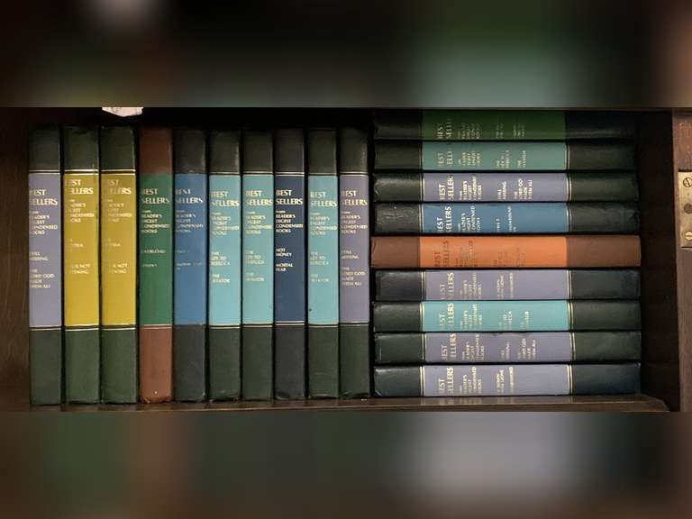 19 READER'S DIGEST VINTAGE HARDBACK BOOKS - DEN image