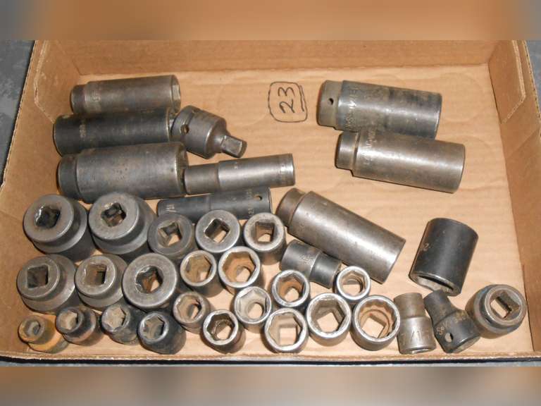 MISC 1/2" DRIVE IMPACT SOCKETS (36) PCS image