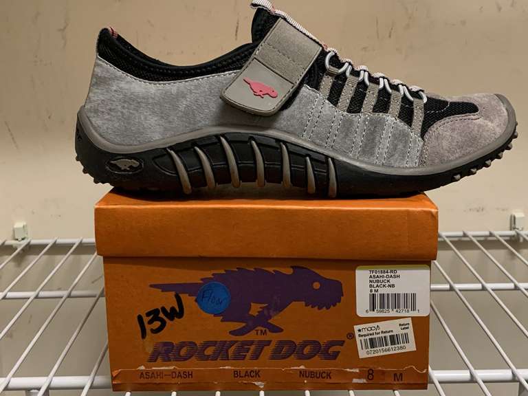 NEW ROCKET DOG NUBUCK/BLACK LOW TENNIS SHOES SIZE 8M - UP MASTER CLOSET 1 image