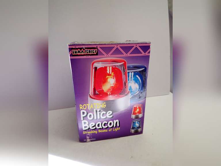 LUMA SERIES Rotating Police Beacon Streaking Beams of Light image