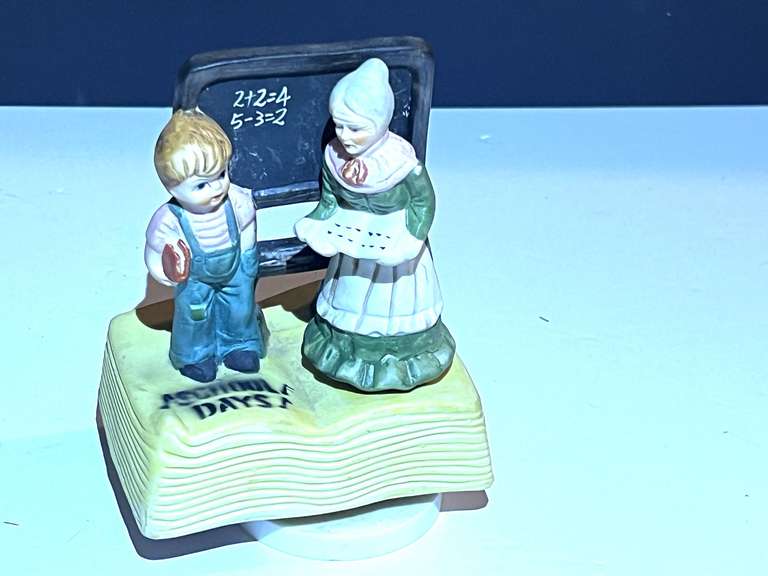 BR3…Vintage “School Days” music box, see pictures for details. image
