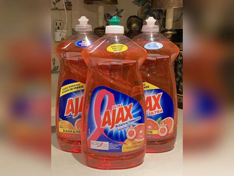 3 NEW BOTTLES OF AJAX (52 FL OZ EACH) - KITCHEN image