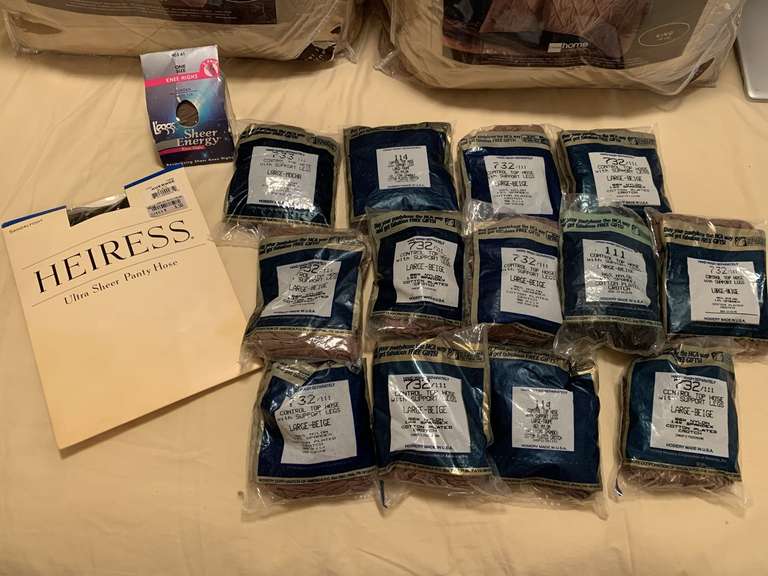 DRAWER FULL OF NEW PANTY HOSE - UP BED 2 image