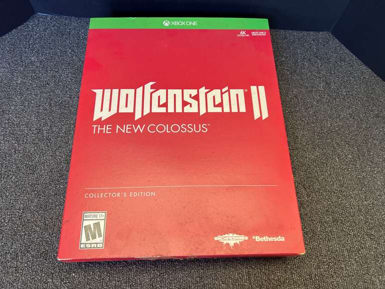 Xbox one Wolfenstein II, “The New Colossus”, life like action figure, “Terror-Billy”, comes in original packaging, see pictures for details. image