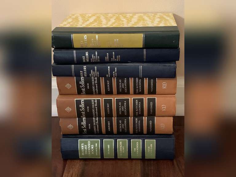 7 READER'S DIGEST HARDBACK BOOKS - LIVING ROOM image