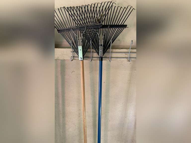 2 YARD RAKES - GARAGE image