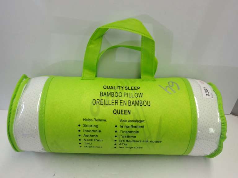 New Queen Size Bamboo Pillow for Quality Sleep image