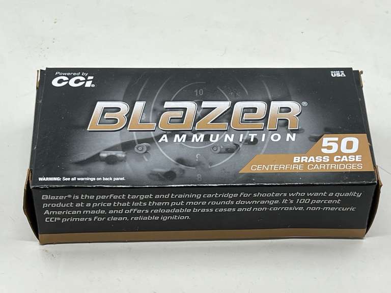 DEN… Blazer 9 mm Luger, 124 grain ammunition, see pictures for details. image