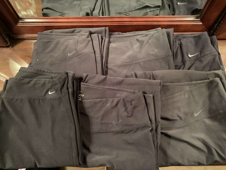 6 PAIR NIKE ATHLETIC PANTS SIZE XL - UP MASTER BED image