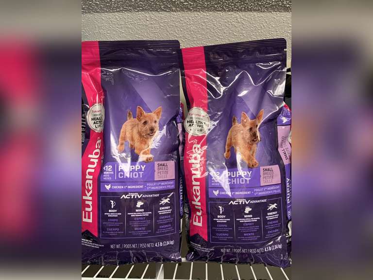2 BAGS EUKANUBA PUPPY FOOD (4.5 LBS EACH) - UP MASTER CLOSET 2 image