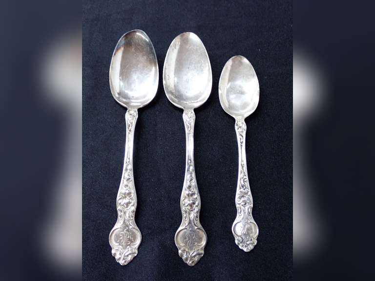Vintage Sterling Silver Flatware -See all photos. image