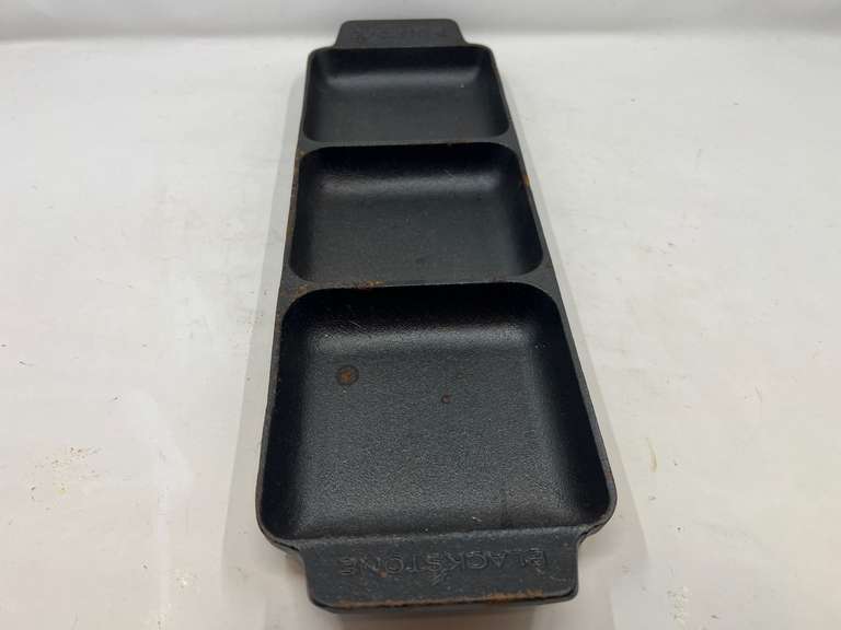 KIT… Three compartment cast-iron pan, see pictures for details. image