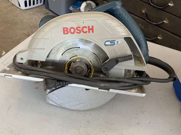 BOSCH C55 7 1/4" CIRCULAR SAW - GARAGE CLOSET image