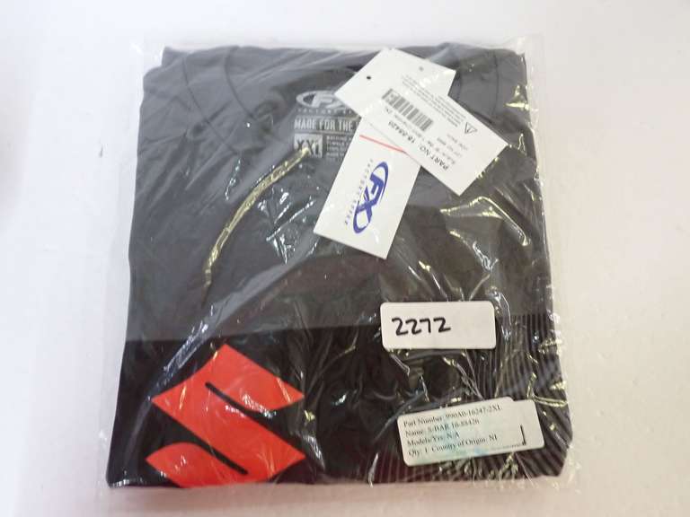 New Suzuki Motorcycle Logo Graphic T-Shirt - Size 2XL image