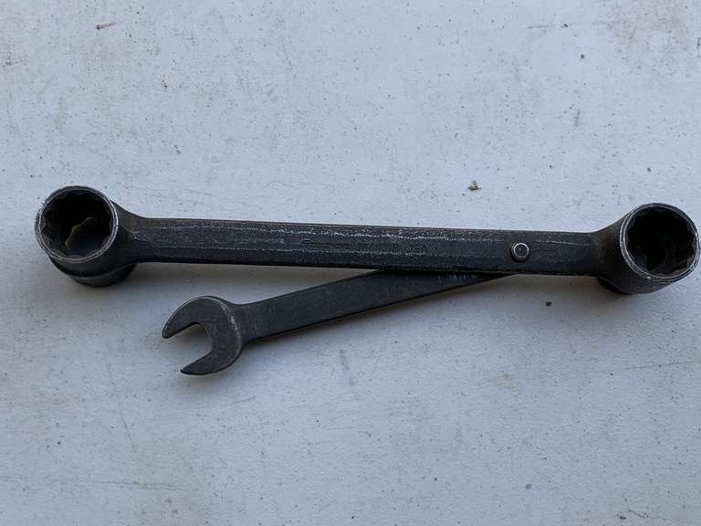 VINTAGE SNAP-ON RAILROAD BRAKE INSPECTORS WRENCH - GARAGE image
