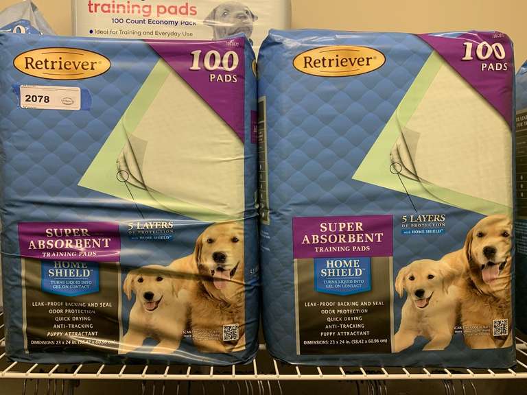 DOG TRAINING PADS (APPROX 200) - UP BED 1 CLOSET image