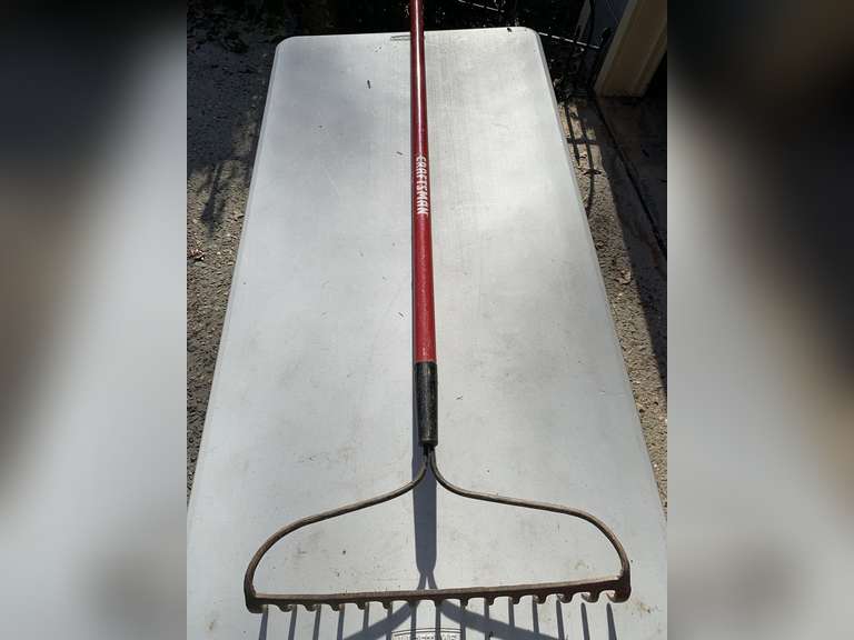 CRAFTSMAN METAL YARD RAKE - GARAGE image