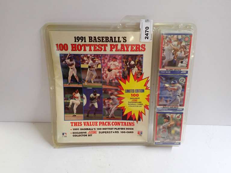 1991 Baseball's 100 Hottest Players Value Pack with Score Superstars Baseball Cards image