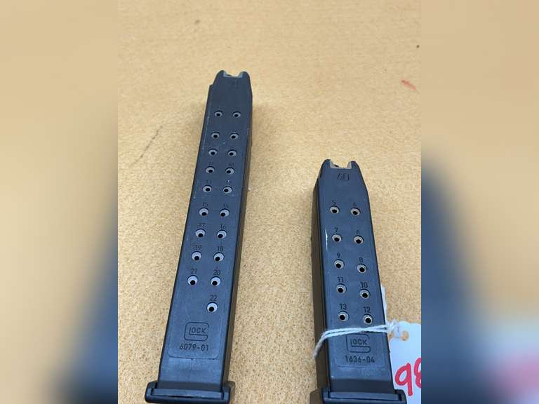 2 GLOCK MAGS 40 CAL. 12 RD & 22 RD image